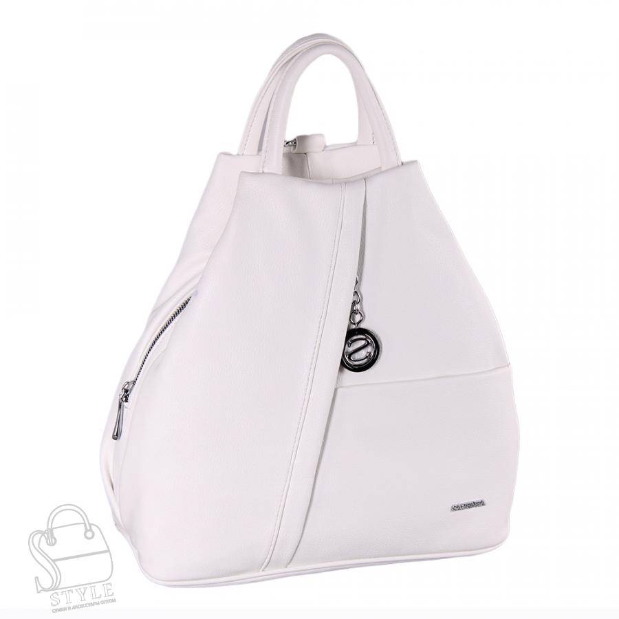 Рюкзак женский 575379 white Velina Fabbiano-Safenta/30 в Новосибирске