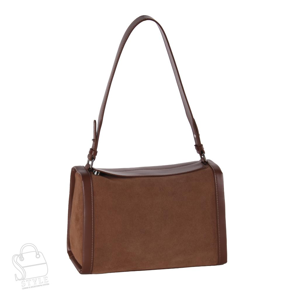 Сумка женская кожаная 9680VGAA brown Vitelli Grassi