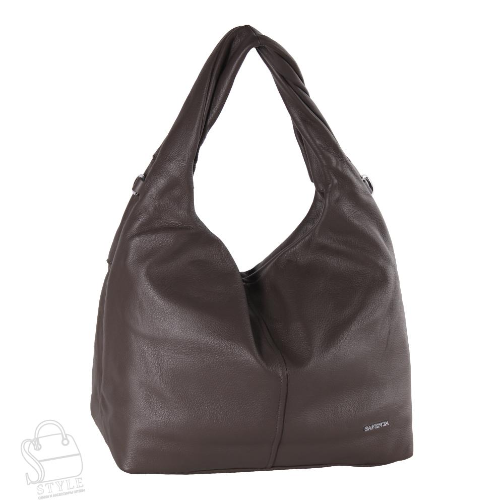 Сумка женская кожаная 970272 khaki Velina Fabbiano-Safenta