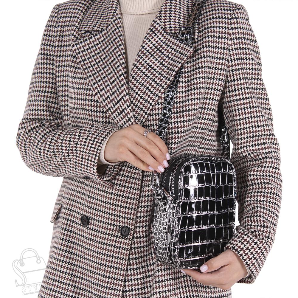 Рюкзак женский 270170 black Velina Fabbiano-Safenta/50