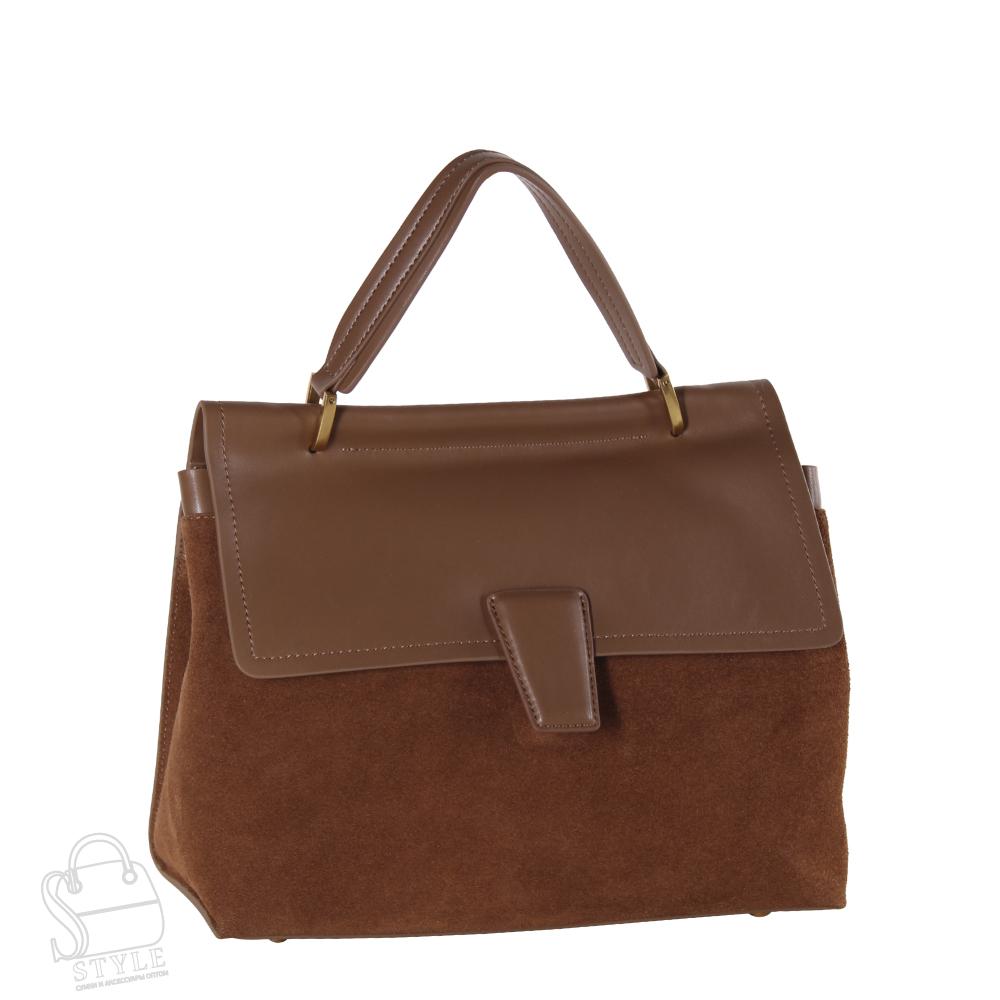 Сумка женская кожаная 68870BDAA brown Baidou