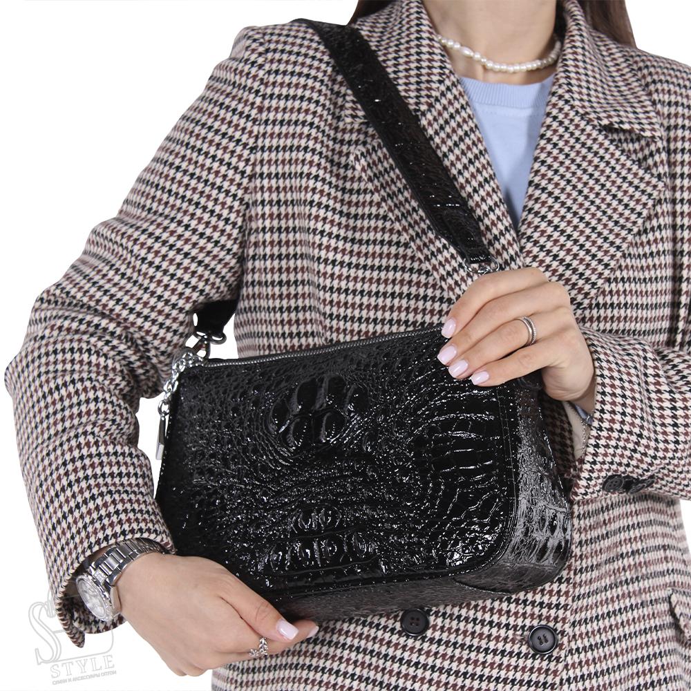 Сумка женская 270127-2 black Velina Fabbiano-Safenta/50 в Новосибирске