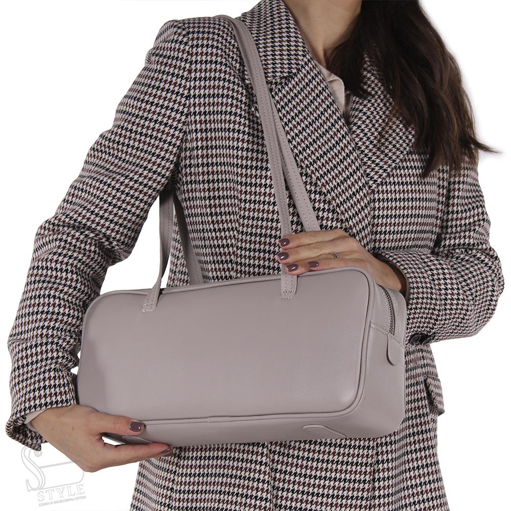 Сумка женская кожаная 6119NN beige Natale Navetta