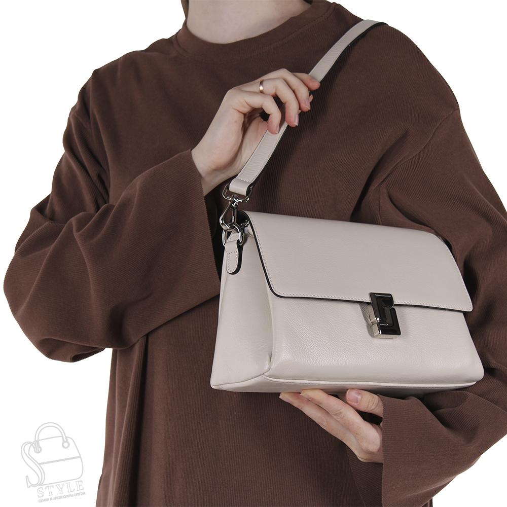 Сумка женская кожаная 2011VG off white Vitelli Grassi