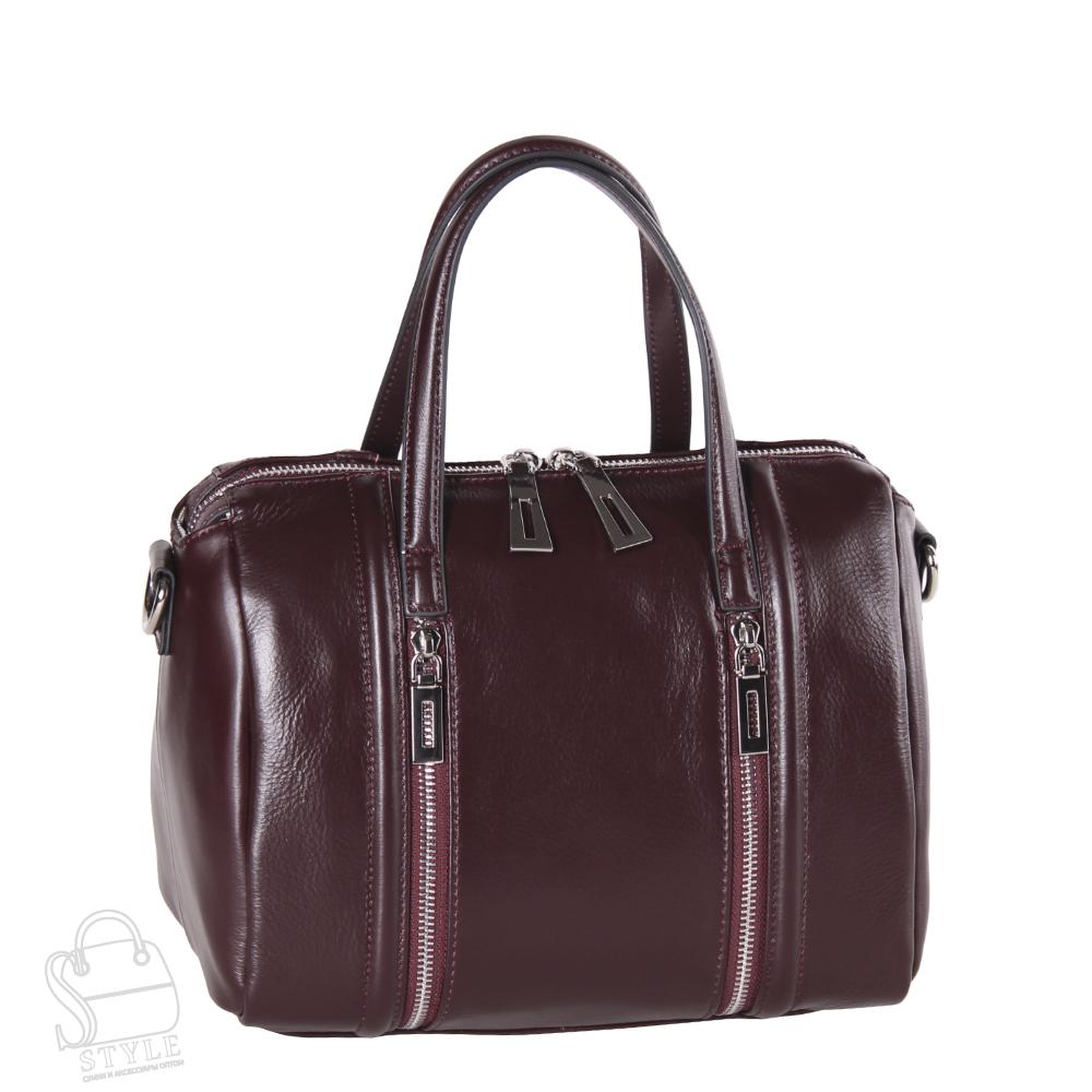 Сумка женская кожаная 9500-2NN wine Natale Navetta