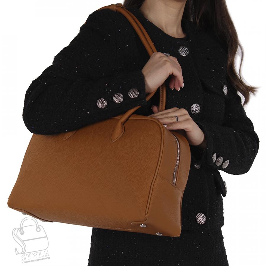 Сумка женская кожаная 990NN brown Natale Navetta