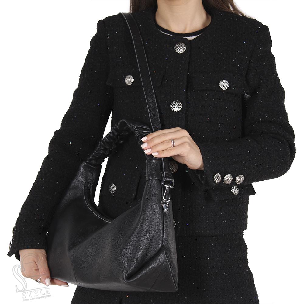 Сумка женская кожаная 9019-9NN black Natale Navetta