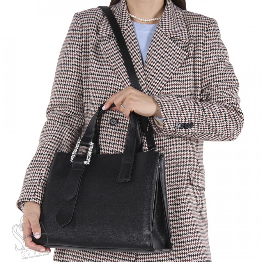 Сумка женская 593372 black Velina Fabbiano-Safenta/30 в Новосибирске