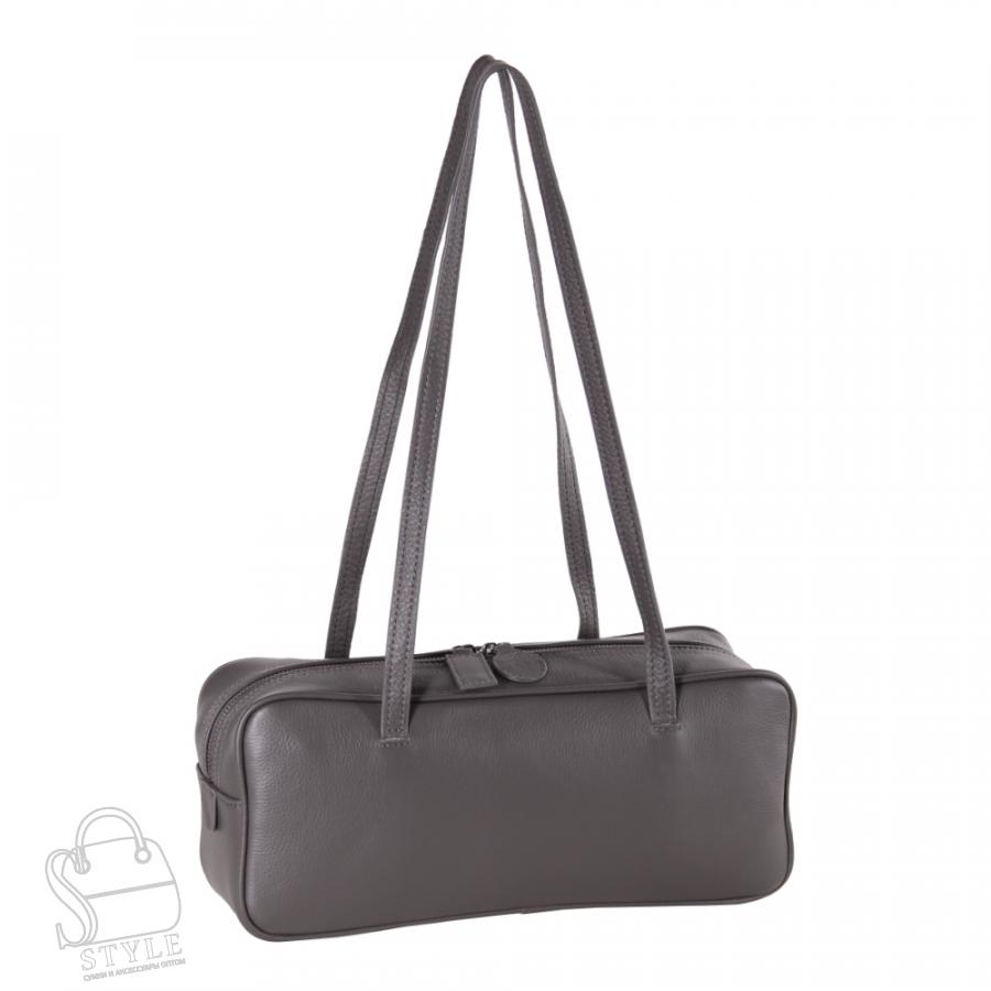 Сумка женская кожаная 6119NN d.gray Natale Navetta