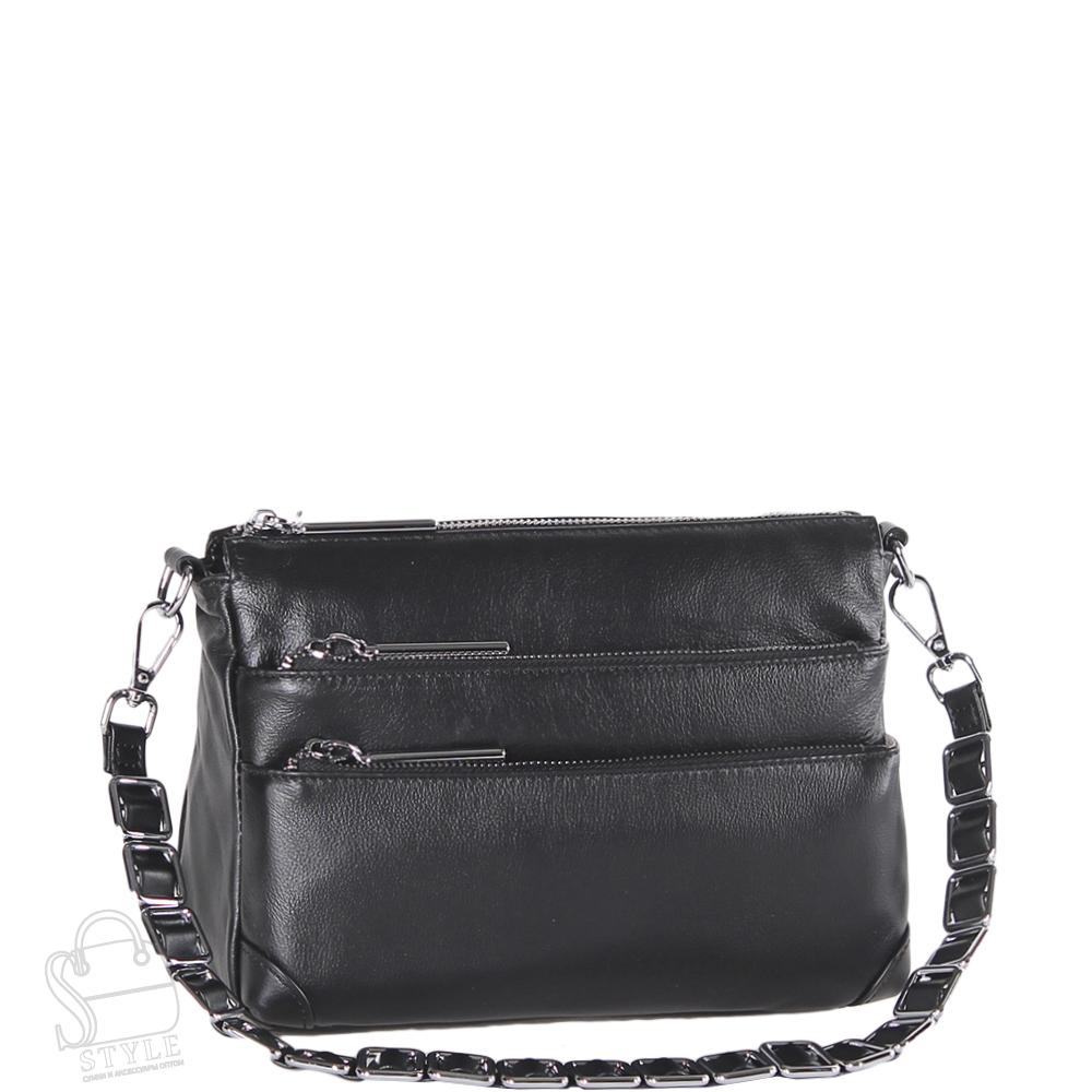 Сумка женская кожаная 3239VG black Vitelli Grassi