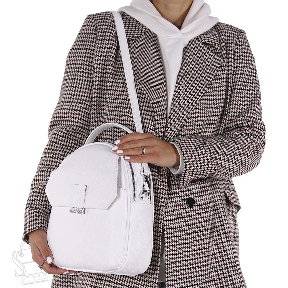 Рюкзак женский 69162 white Velina Fabbiano-Safenta/30