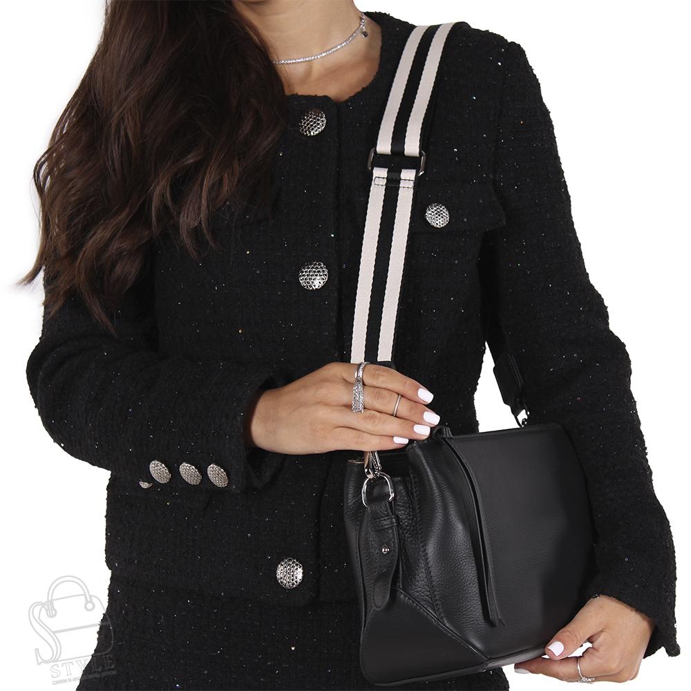 Сумка женская кожаная 79022NN black Natale Navetta