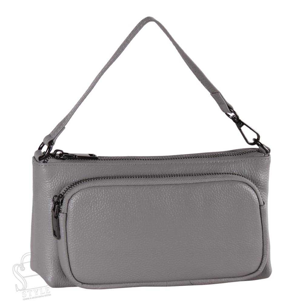 Сумка женская кожаная 9034NN l.gray Natale Navetta