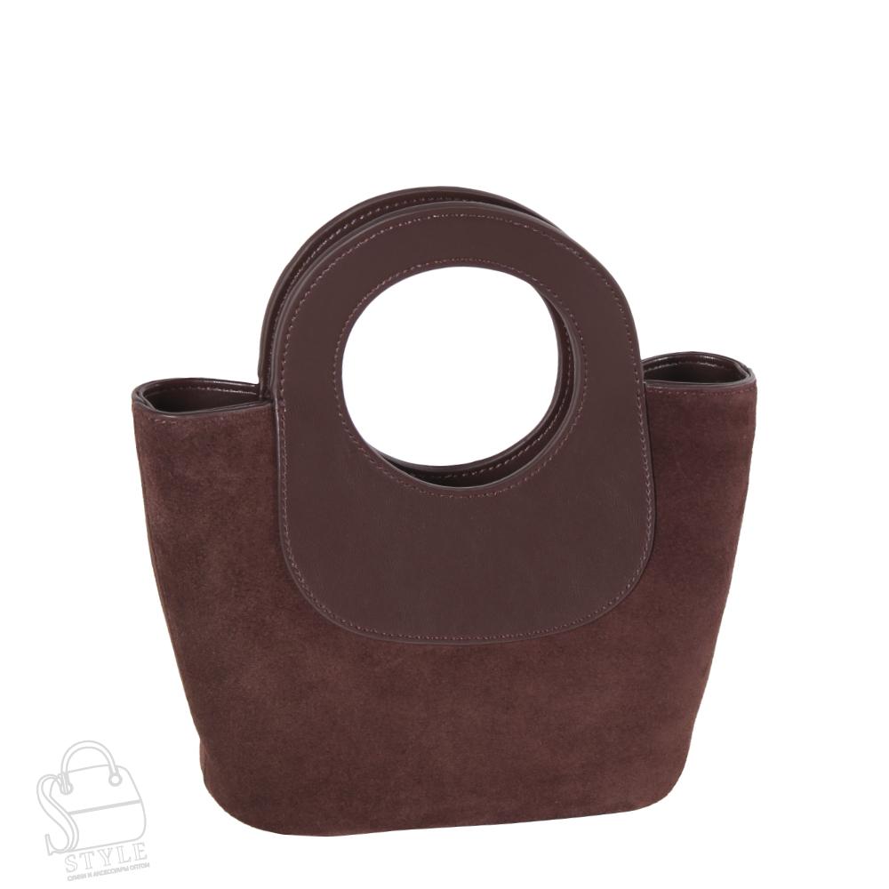 Сумка женская кожаная 56075BDAA coffee Baidou