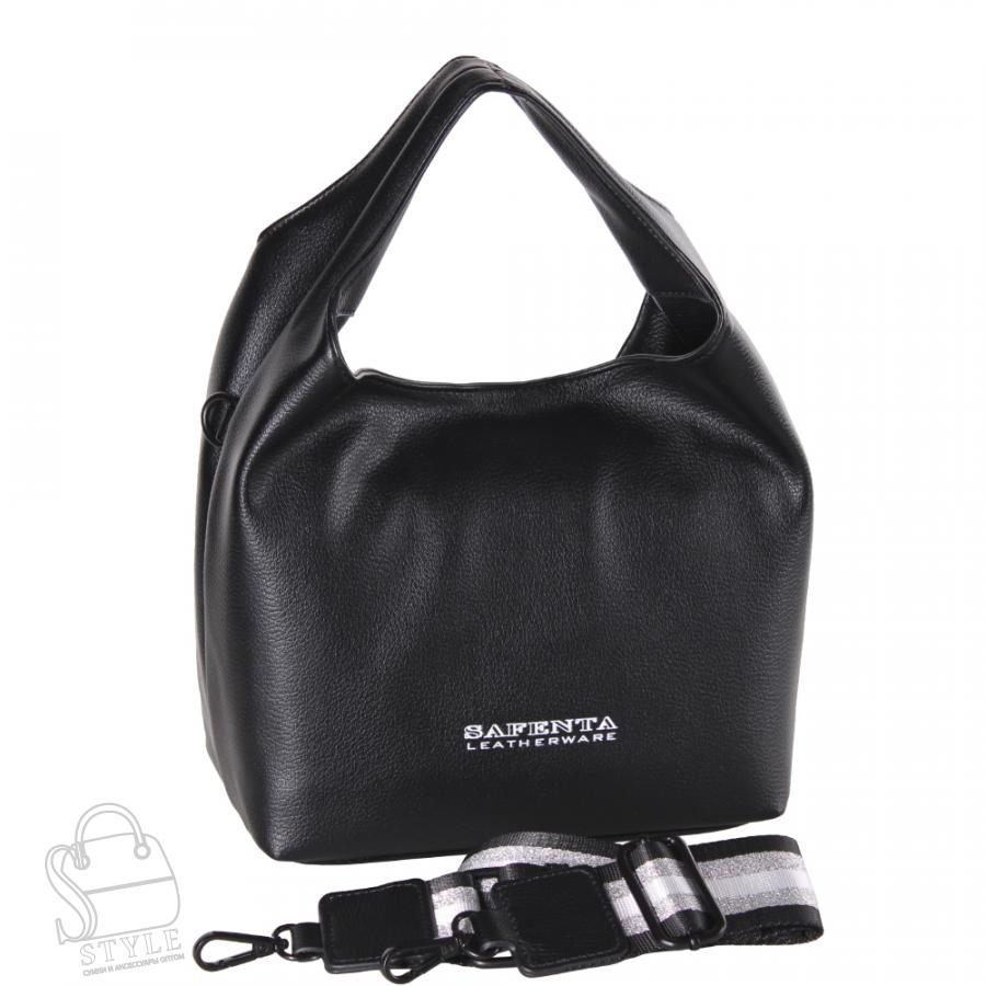 Сумка женская 5184 black Velina Fabbiano-Safenta в Новосибирске