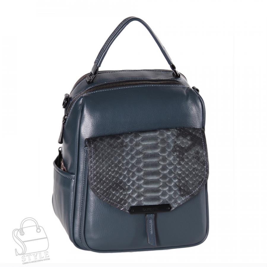 Рюкзак женский 69088-3 gray blue Velina Fabbiano-Safenta/50 в Новосибирске