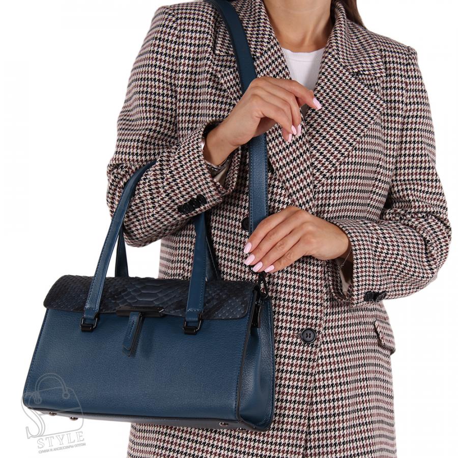 Сумка женская 593361-1 blue Velina Fabbiano-Safenta/30 в Новосибирске