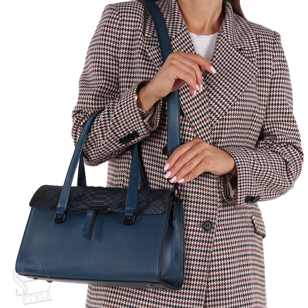 Сумка женская 593361-1 blue Velina Fabbiano-Safenta/30 в Новосибирске