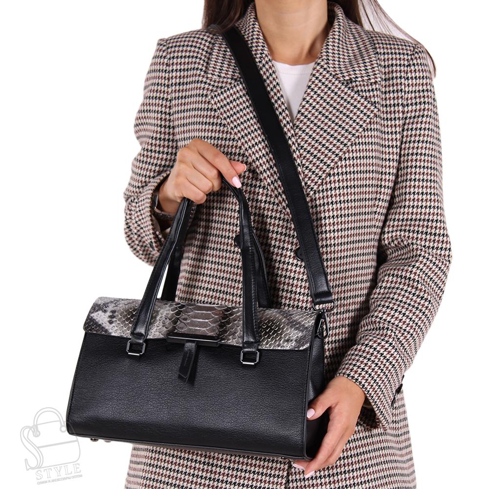 Сумка женская 593361-1 black Velina Fabbiano-Safenta/30