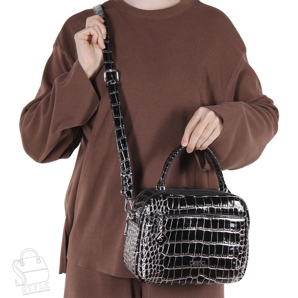 Сумка женская 270160 black Velina Fabbiano-Safenta/50 в Новосибирске