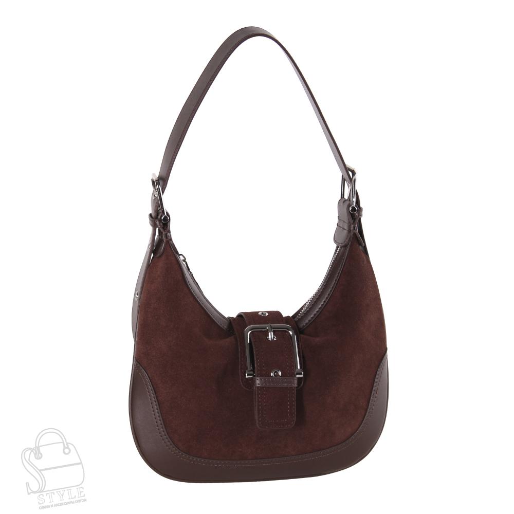 Сумка женская кожаная 990178NNAA coffee Natale Navetta
