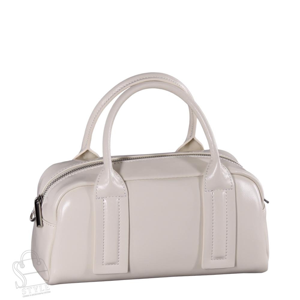 Сумка женская кожаная 7241PE milk white Polina&Eiterou