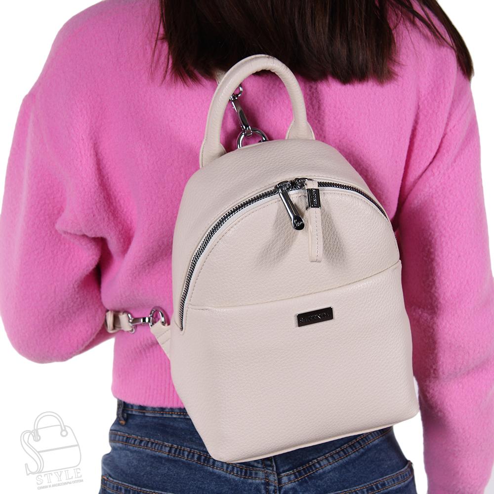 Рюкзак женский 69149 beige Velina Fabbianno-Safenta/30 в Новосибирске