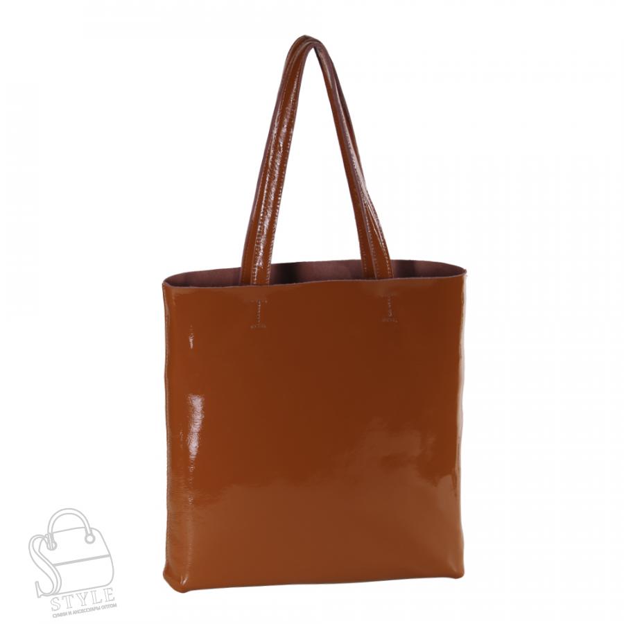 Сумка женская кожаная 5566P brown Polina&Eiterou в Новосибирске