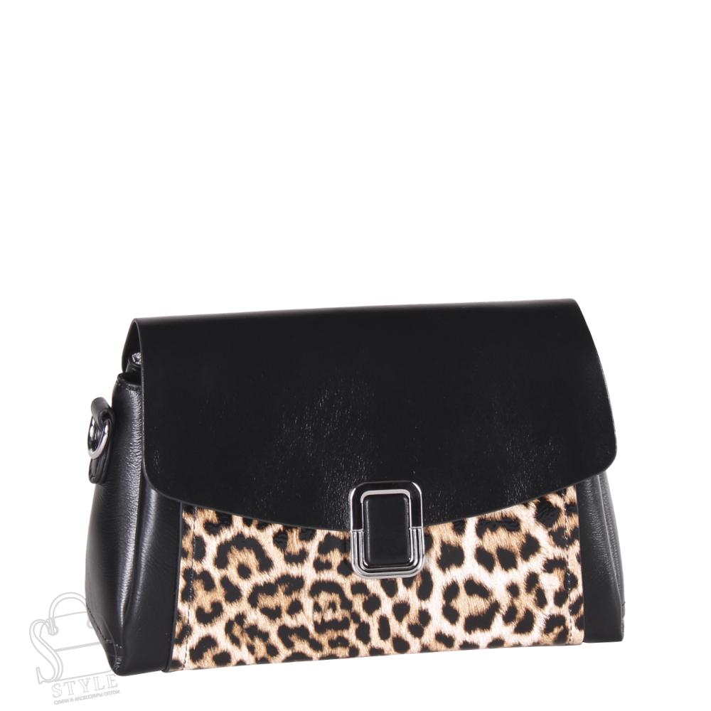 Сумка женская кожаная 6638VG yellow leopard Vitelli Grassi
