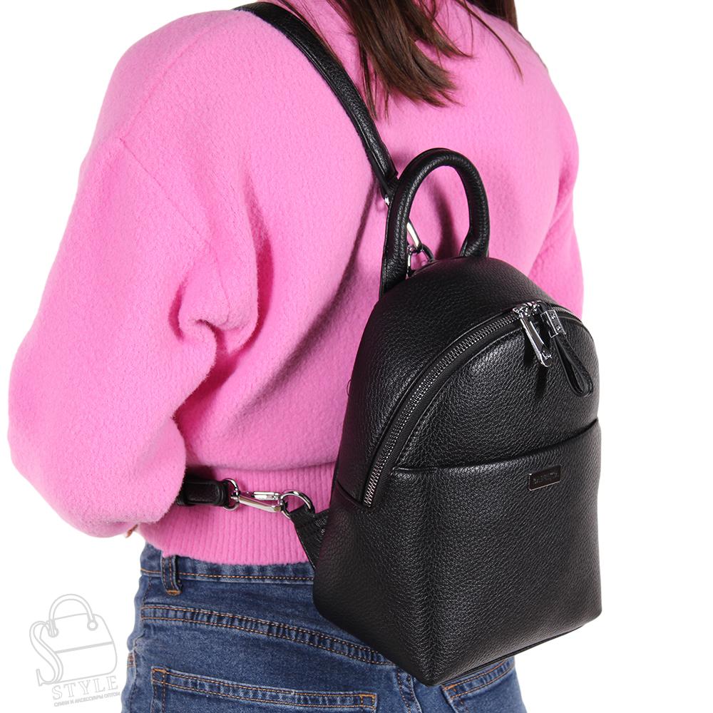 Рюкзак женский 69149 black Velina Fabbianno-Safenta/30 в Новосибирске