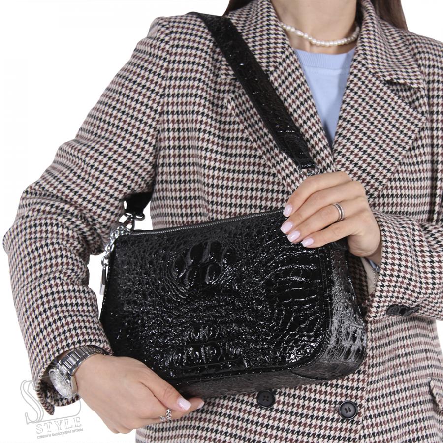 Сумка женская 270127-2 black Velina Fabbiano-Safenta/50 в Новосибирске