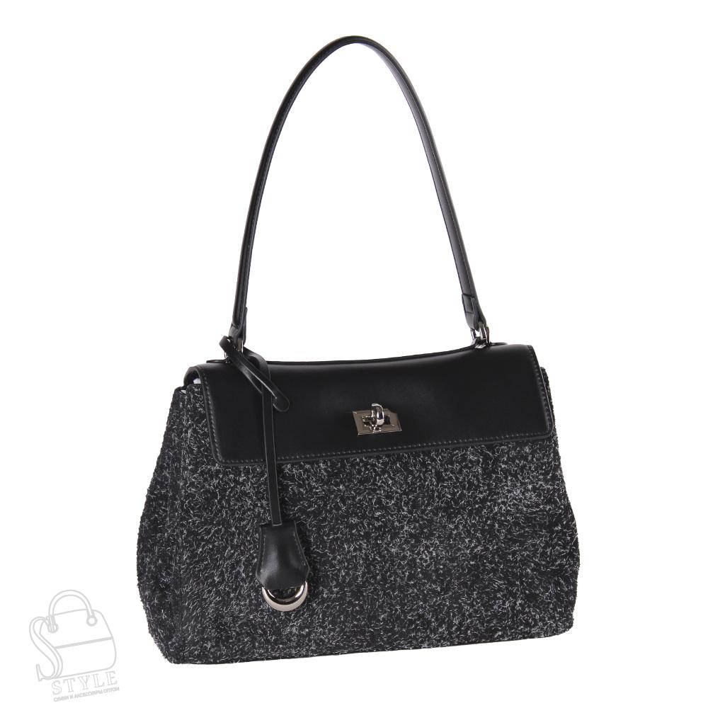 Сумка женская кожаная 9766VGAA black Vitelli Grassi