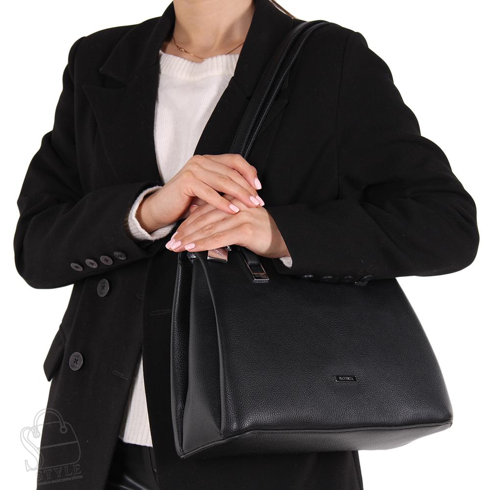 Сумка женская 593283-1 black Velina Fabbiano-Safenta/30 в Новосибирске