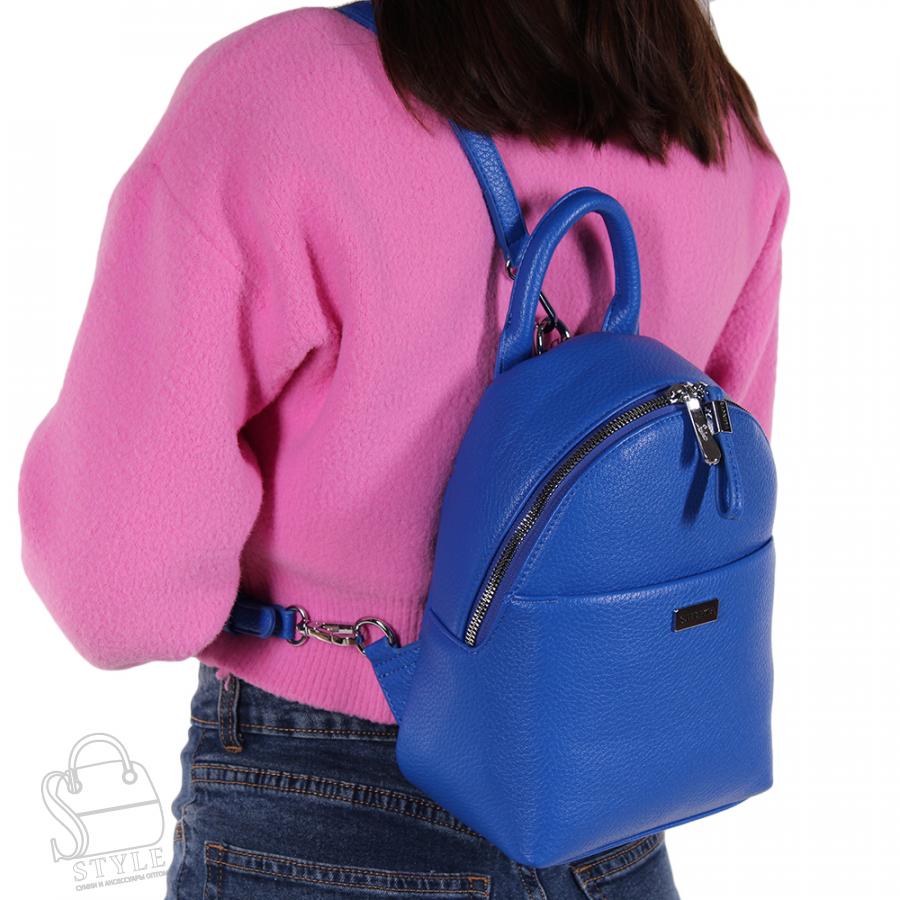 Рюкзак женский 69149 blue Velina Fabbianno-Safenta/30