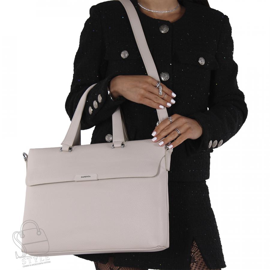 Сумка женская 593362 beige Velina Fabbiano-Safenta в Новосибирске