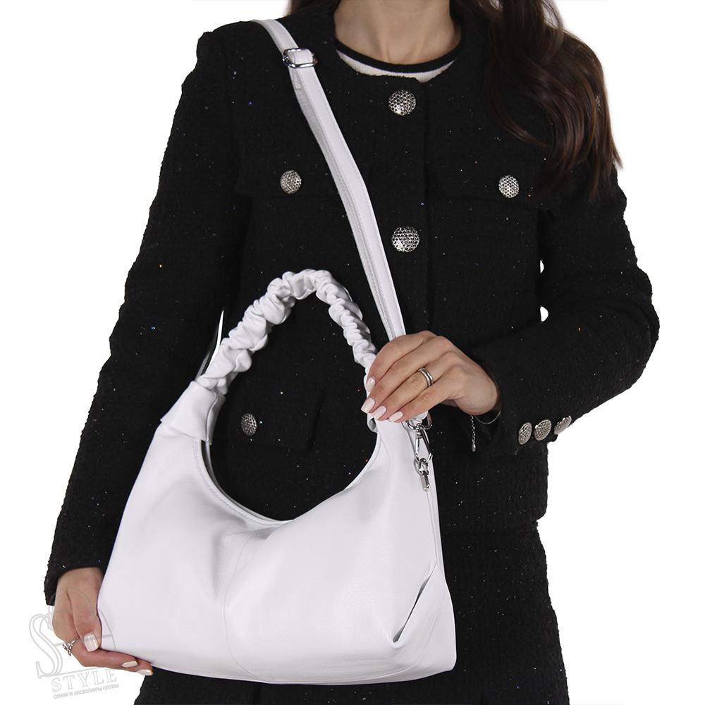 Сумка женская кожаная 9019-9NN white Natale Navetta