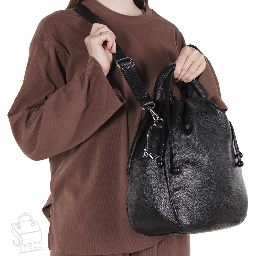 Рюкзак женский 69091-3 black Velina Fabbiano-Safenta/30 в Новосибирске