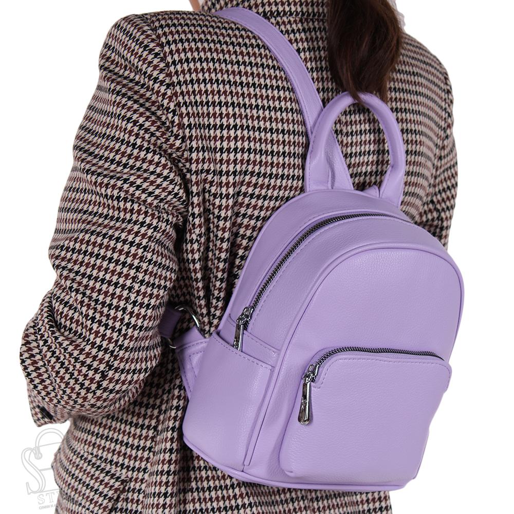 Рюкзак женский 670101 purple Velina Fabbiano-Safenta/30 в Новосибирске