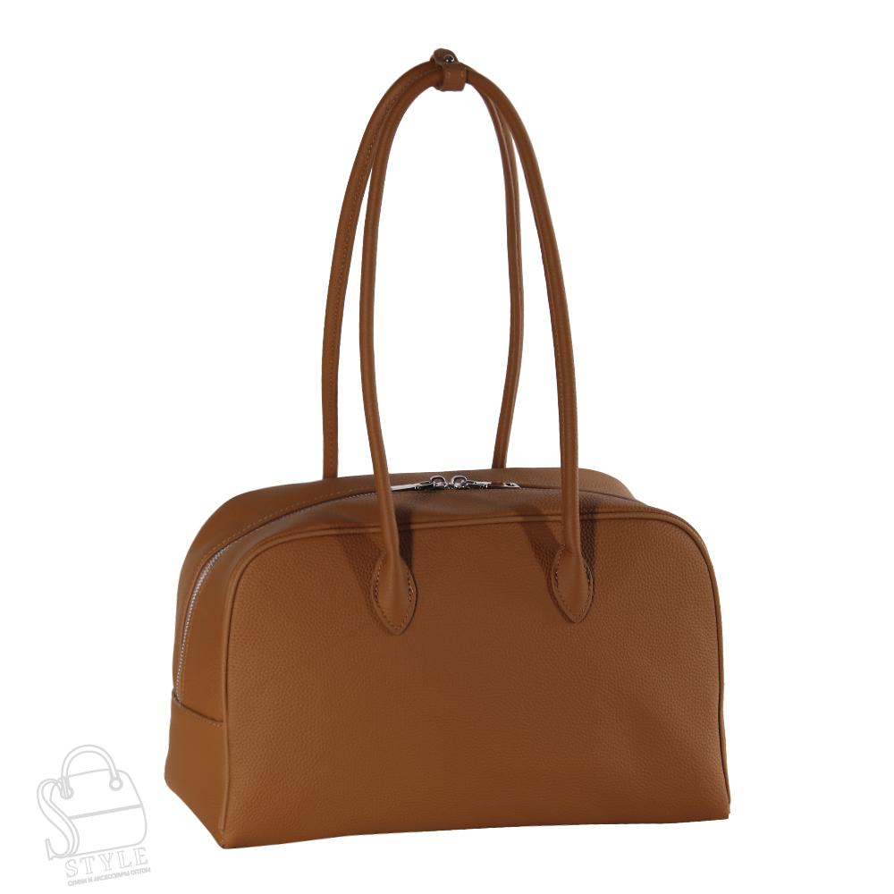 Сумка женская кожаная 990NN brown Natale Navetta