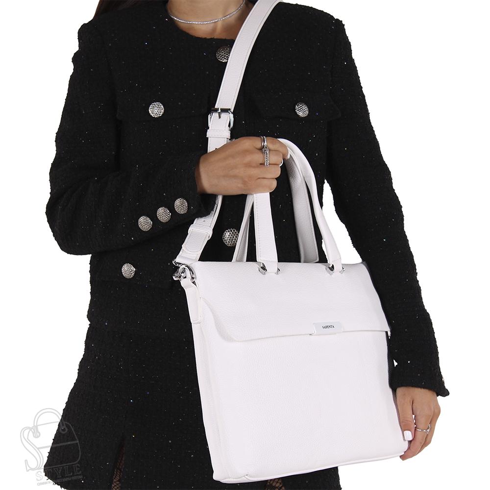 Сумка женская 593362 white Velina Fabbiano-Safenta