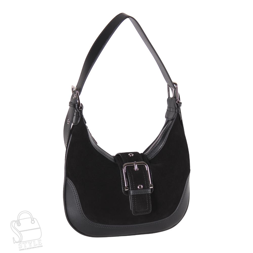 Сумка женская кожаная 990178NNAA black Natale Navetta