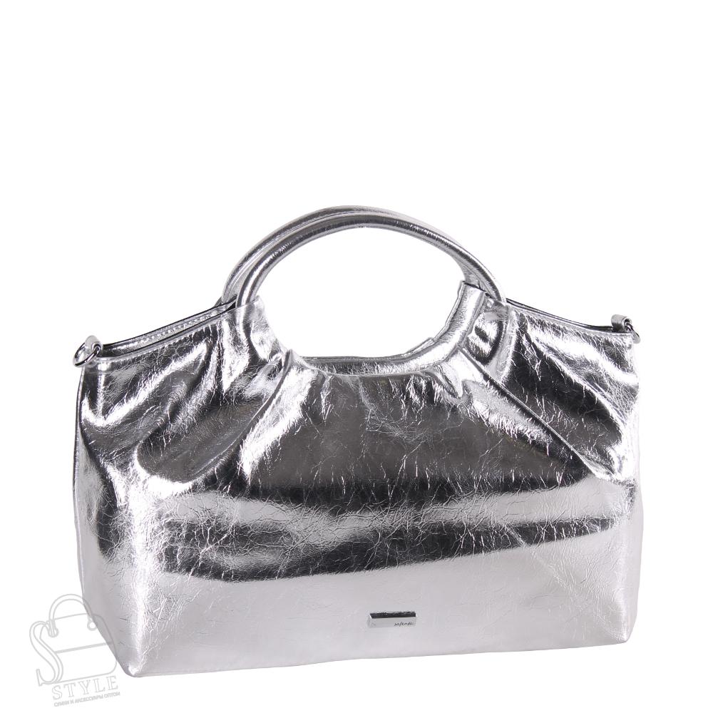 Сумка женская 51106 silver Velina Fabbiano-Safenta