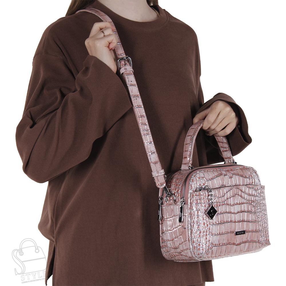Сумка женская 270160 pink Velina Fabbiano-Safenta/50 в Новосибирске