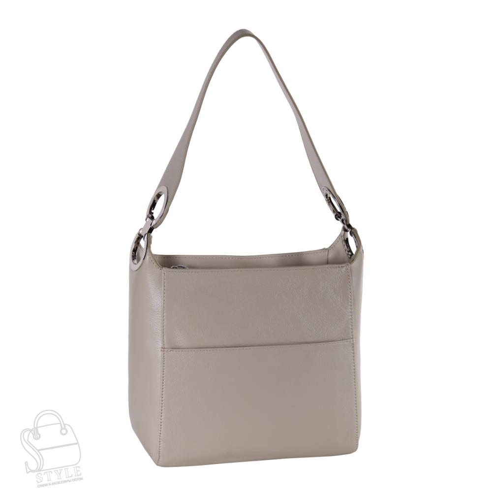 Сумка женская кожаная 6611VG beige Vitelli Grassi