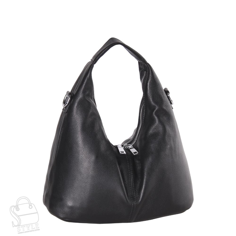 Сумка женская кожаная 9912NN black Natale Navetta