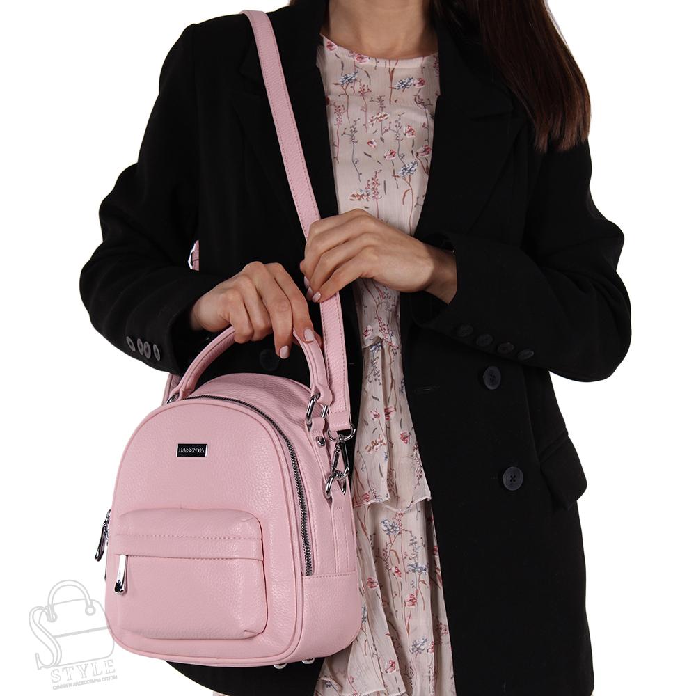 Рюкзак женский 69152 pink Velina Fabbiano-Safenta/20