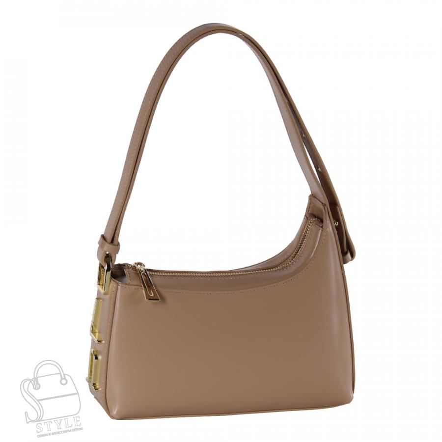 Сумка женская кожаная 1256TH apricot Polina&Eiterou