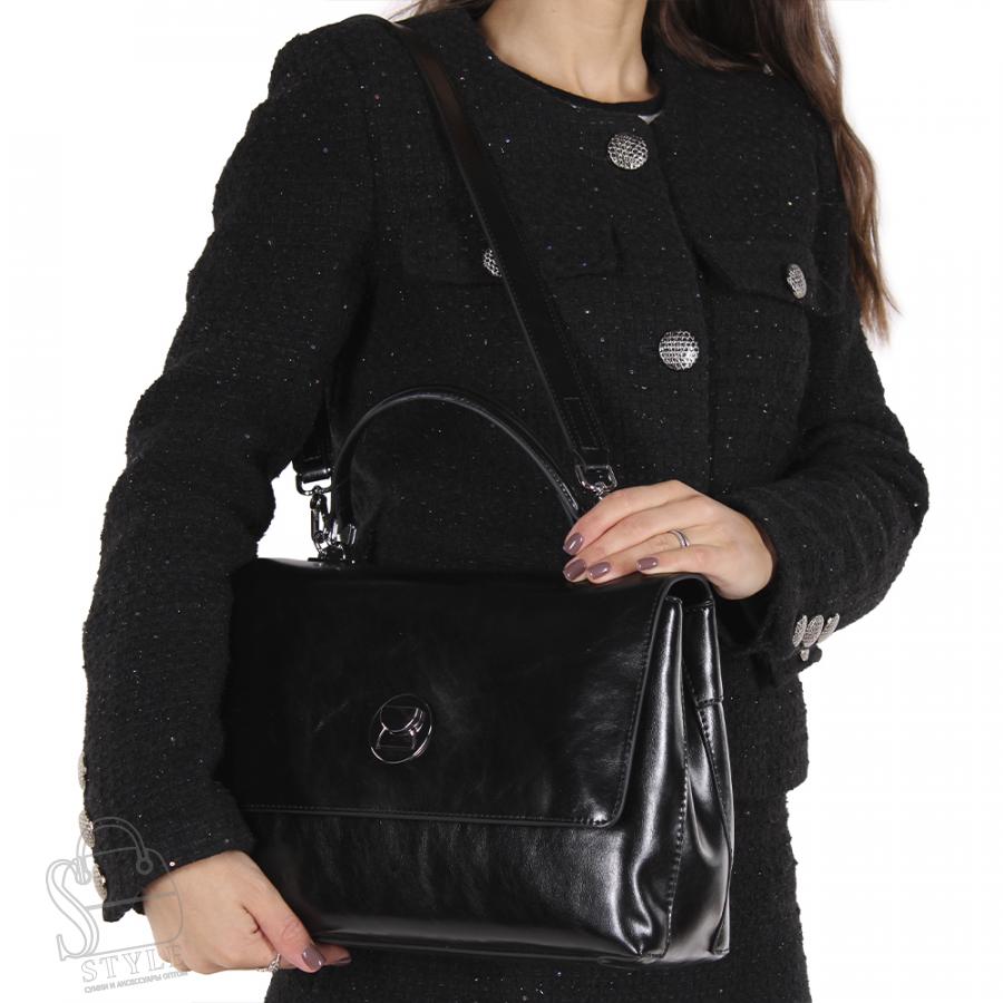 Сумка женская кожаная 56098BD black Baidou/30