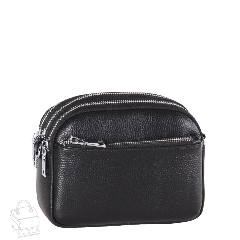 Сумка женская кожаная 8081NN black Natale Navetta в Новосибирске