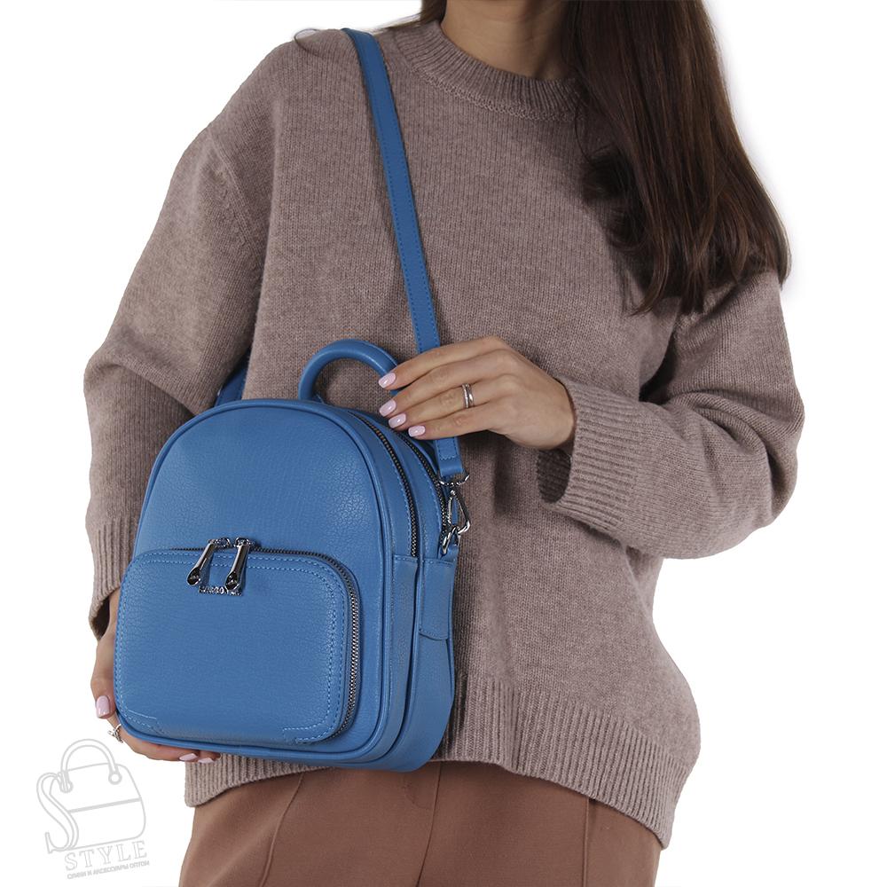 Рюкзак женский 670100 blue Velina Fabbiano-Safenta/30